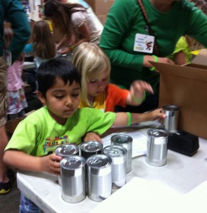 Family Volunteer Day at Food Bank