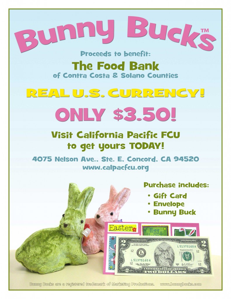 Bunny Bucks Food Bank of Contra Costa and Solano
