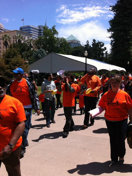 for blog hunger action day march by MCC