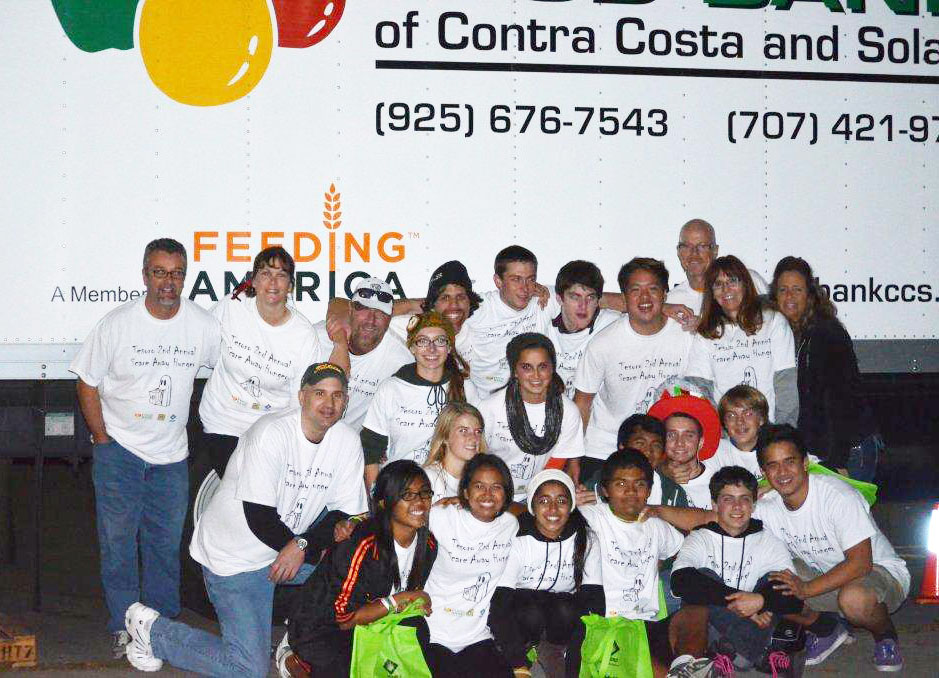 For The Second Year Tesoro Golden Eagle Refinery Challenged 7 Teams Of Concord High School Students To Go Door On Halloween Night Collecting Food