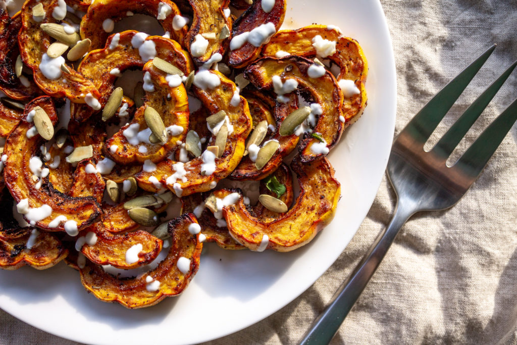 Sweet and Spicy Roasted Squash w/ Lemon Garlic Sauce - Food Bank of Contra Costa and Solano