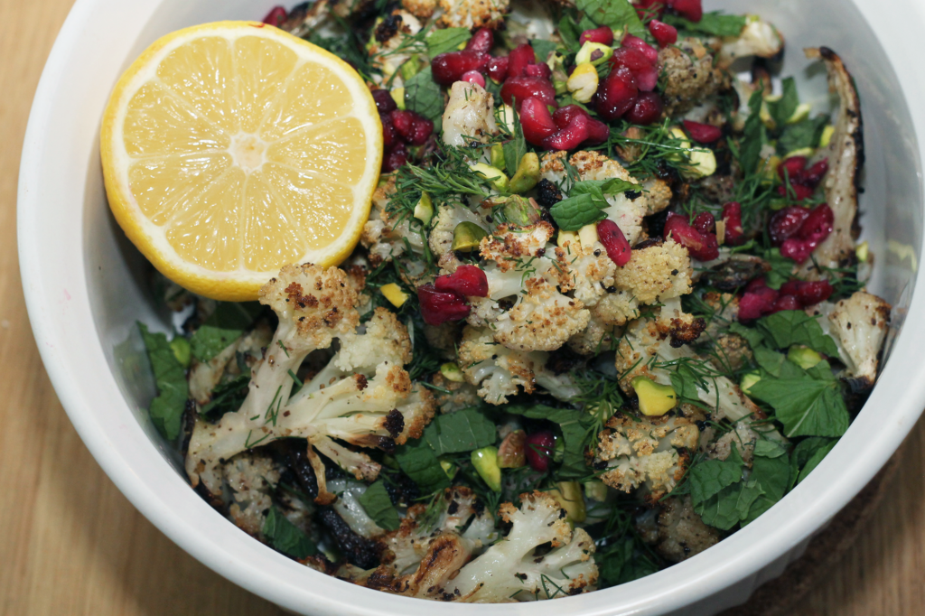 Roasted cauliflower